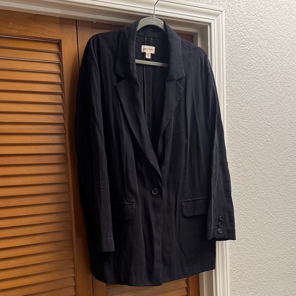Open Edit Unstructured Blazer
